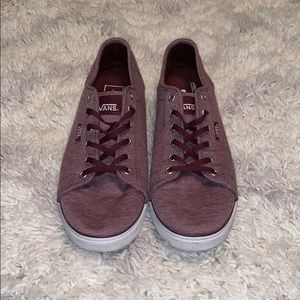 Size 9.5 burgundy vans